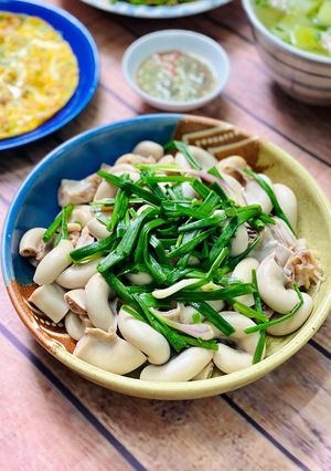 Hình của món Dồi Trường Hấp Hành.