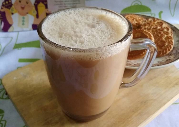 Resep Teh Tarik Halia  Milk Ginger Tea Foody Bloggers