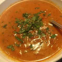 A picture of Scain's Creamy Tomato Soup.