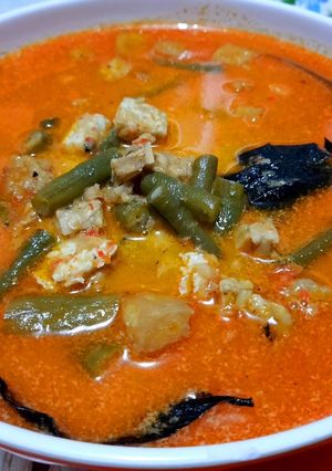 Foto resep Sayur santan kacang panjang