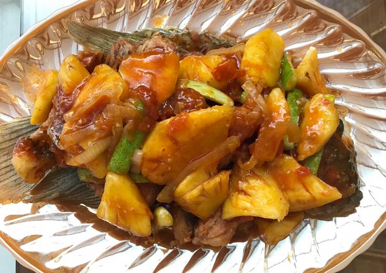 Resep: Makan di DimeGurame Asam Manis