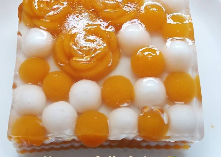 Bahan Manggo Jelly Cake 🥭 | Cara Buat Manggo Jelly Cake 🥭 Yang Sempurna