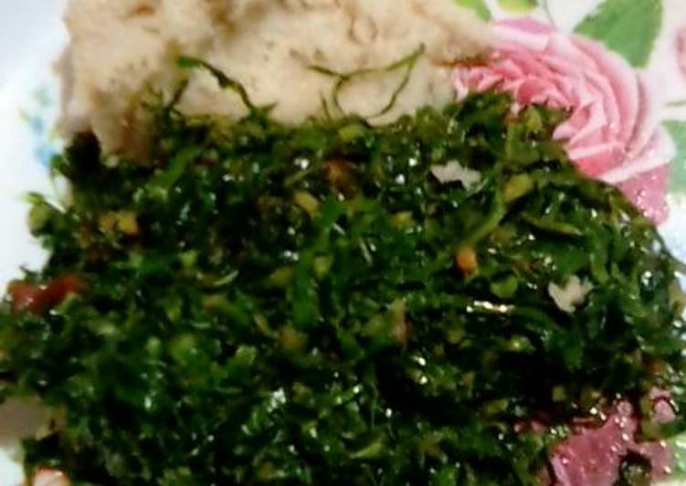 Steps to Make Favorite Kale and Ugali