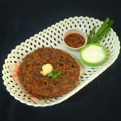Beetroot paratha A picture of Beetroot paratha.