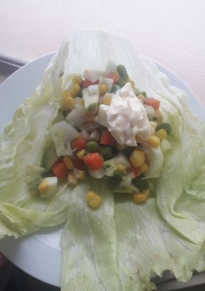 Una foto de Ceviche de verduras