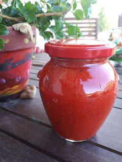 Zsályás paprikakrém recept fotója
