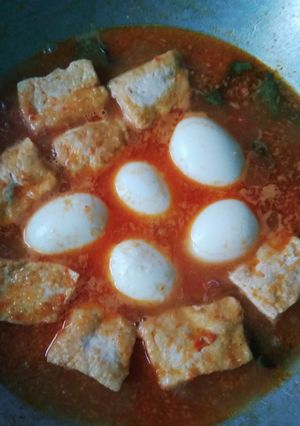 Foto resep Telur Tahu Bumbu Bali
