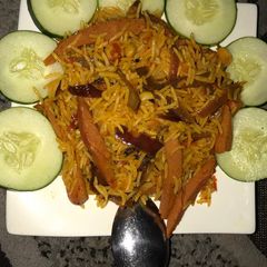 A picture of Jollof rice.