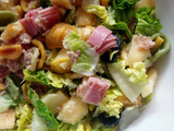 Ensalada de pasta con plátano 🍌y alioli