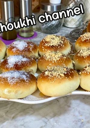صورة لوصفة فطائر بالكريم باتسيير بالشكلاط على طريقة سناء الخوخي