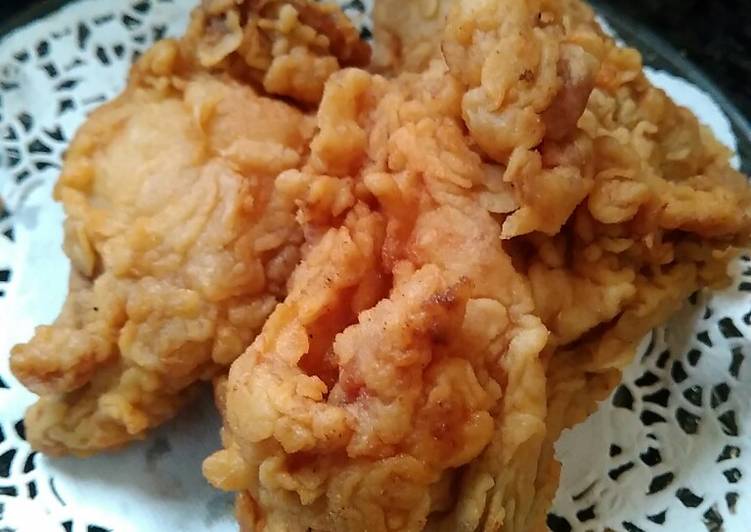 Bagaimana Membuat Ayam crispy awet kriuknya Anti Gagal