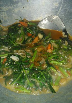 Foto resep Cah Kangkung Pedas mantapppp😻