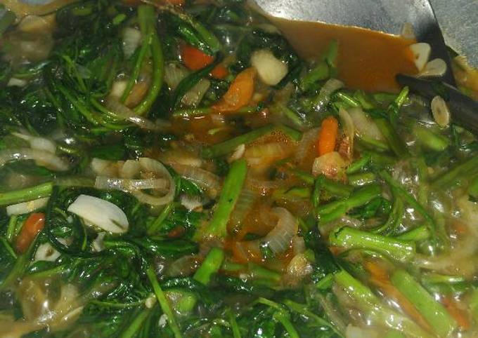 Resep Cah Kangkung Pedas mantapppp😻 Anti Gagal