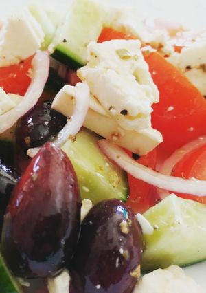 A picture of Lettuceless Greek Salad.