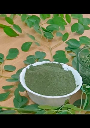 A picture of Moringa leaves Powder.