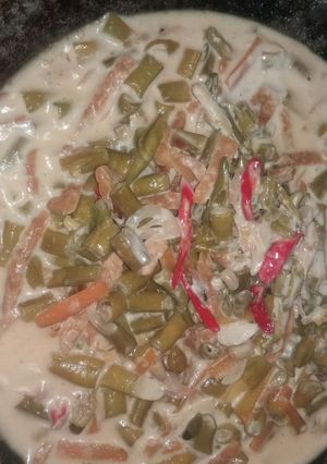 Foto resep Kacang panjang kuah kental