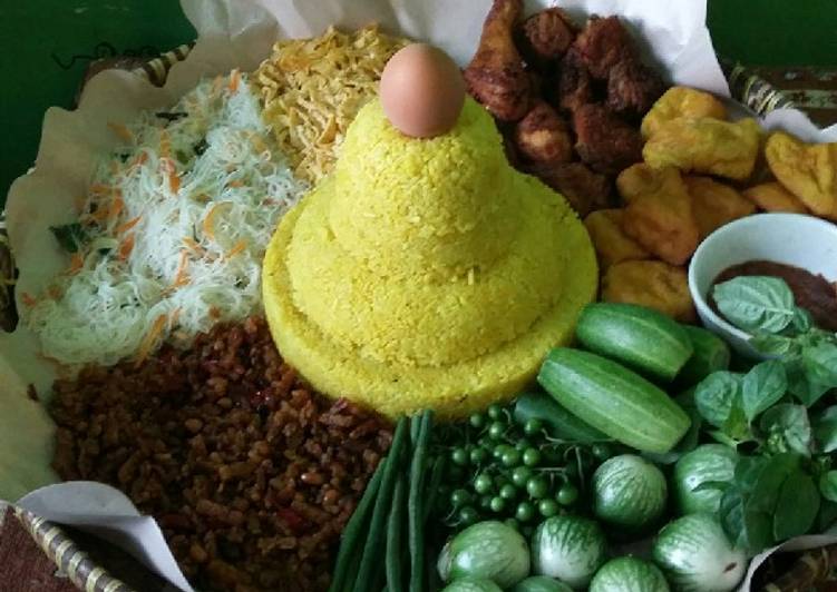 Cara Membuat Nasi kuning cinta (simpel rice cooker), Enak