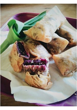 Foto resep Lumpia Ubi Ungu