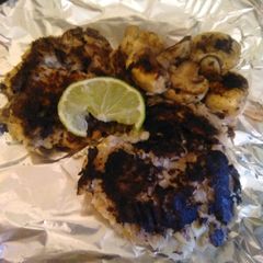 A picture of Tuna fish cakes.