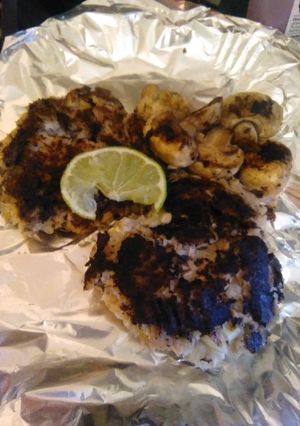 A picture of Tuna fish cakes.