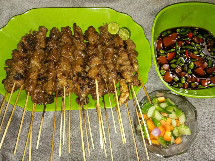 Ternyata ini lho! Resep termudah bikin Sate Daging Gurih Nyoy hidangan Lebaran dijamin nagih banget