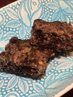 A picture of Okra Chocolate Brownies.