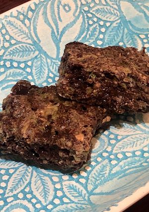 A picture of Okra Chocolate Brownies.