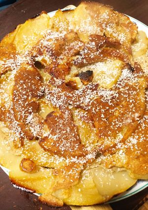 Una foto de Tortita fácil de manzanas