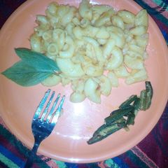 A picture of Tasty and healthy macaroni.