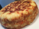 Tortillón de york, queso y pimiento morrón GM F