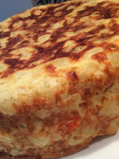 Una foto de Tortillón de york, queso y pimiento morrón GM F