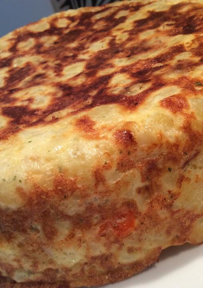 Una foto de Tortillón de york, queso y pimiento morrón GM F