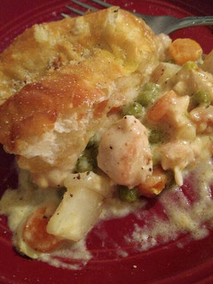 A picture of Chicken Pot Puff Pastry.