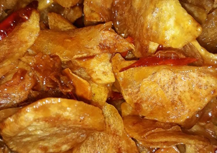 Resep Sambal kering kentang Anti Gagal