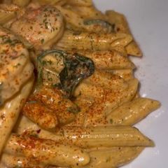 A picture of Cajun Shrimp Alfredo Pasta.