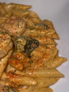 A picture of Cajun Shrimp Alfredo Pasta.