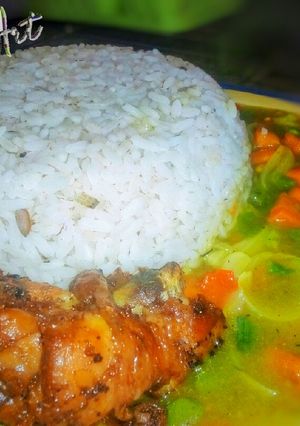 A picture of Curry vegetable sauce #EnuguState.