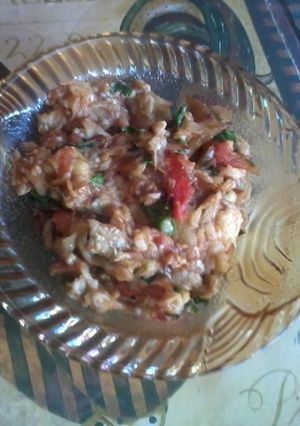A picture of Baingan bharta.