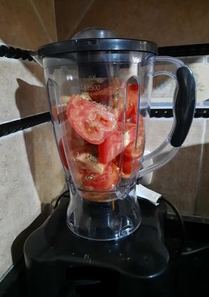 Una foto de Salsa de tomates rápida y fresca