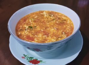 Foto resep Tan Hua Tang (Sup Telur Tomat)