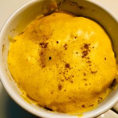 A picture of 3-Min Pumpkin Mug Cake.