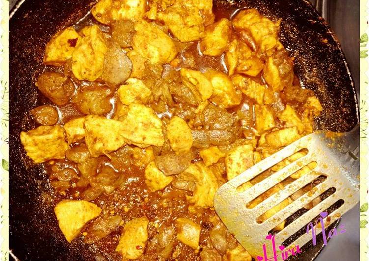 Recipe of Homemade Spicy_chicken_kaleji
