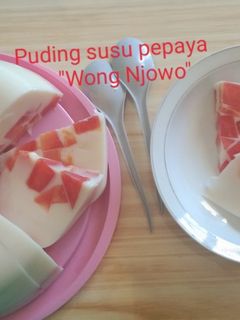 Foto resep Puding susu pepaya