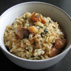 A picture of Chicken & ‘Shiso’ Mazegohan.