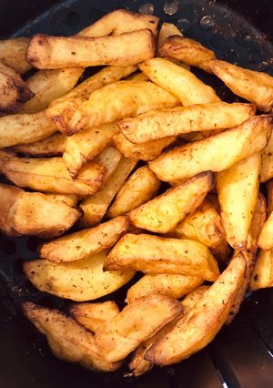 Una foto de Patatas en freidora de aire