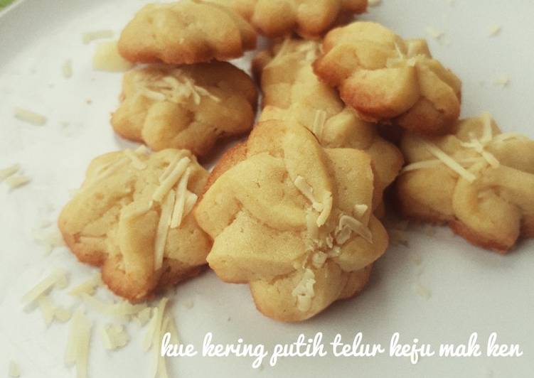 Kuker putih telur keju