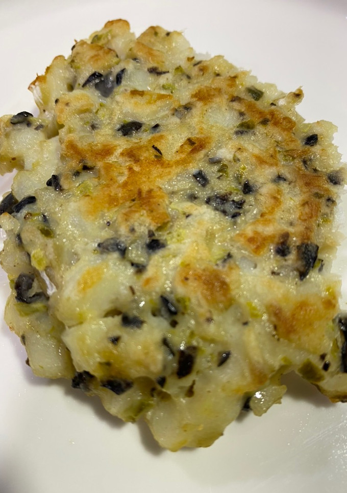 Una foto de Hamburguesa de bacalao