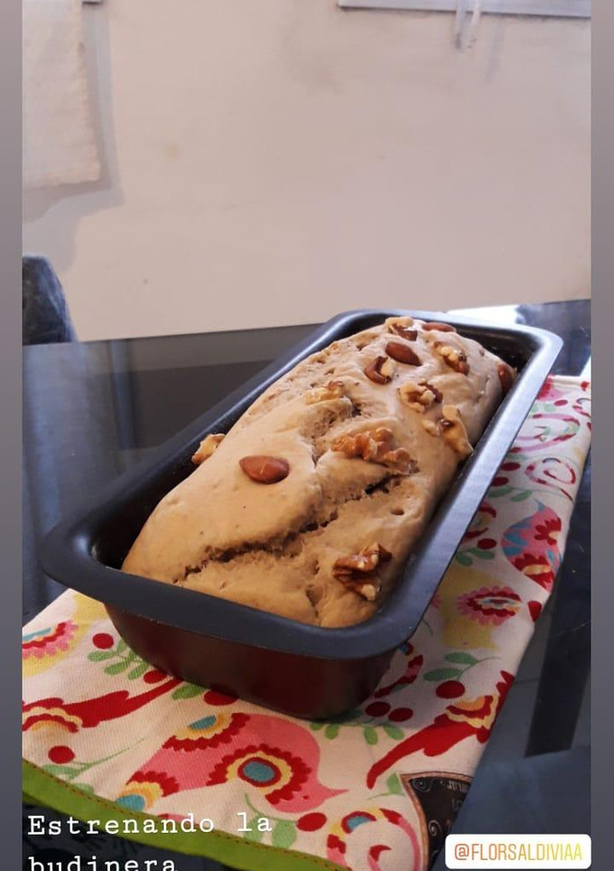 Una foto de Budín de banana y miel