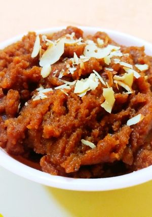 A picture of Amaranth Flour Pudding.