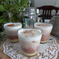 A picture of Ice Milo Macchiato.